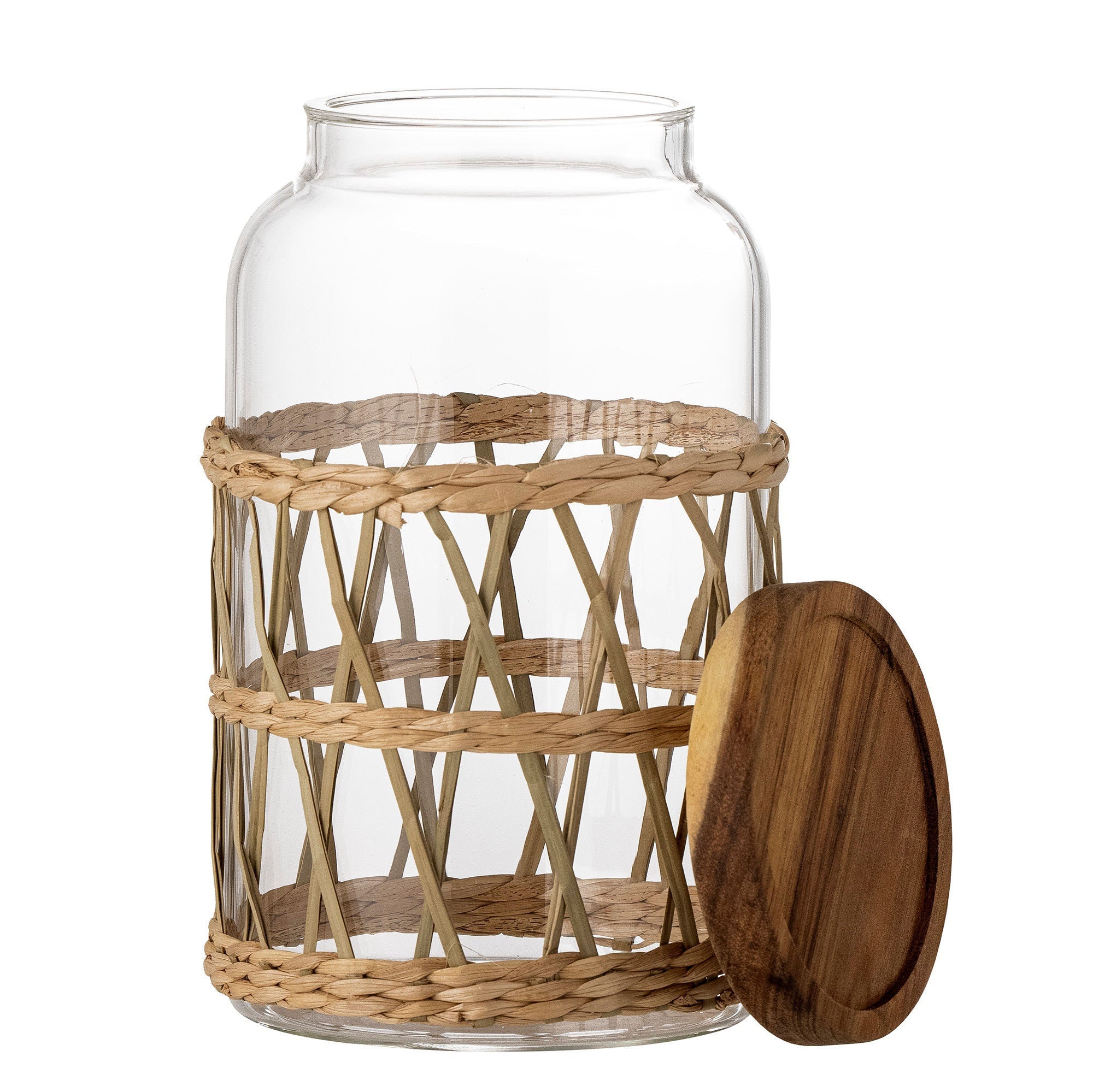 Bloomingville Manna Jar con tapa, Clear, Glass