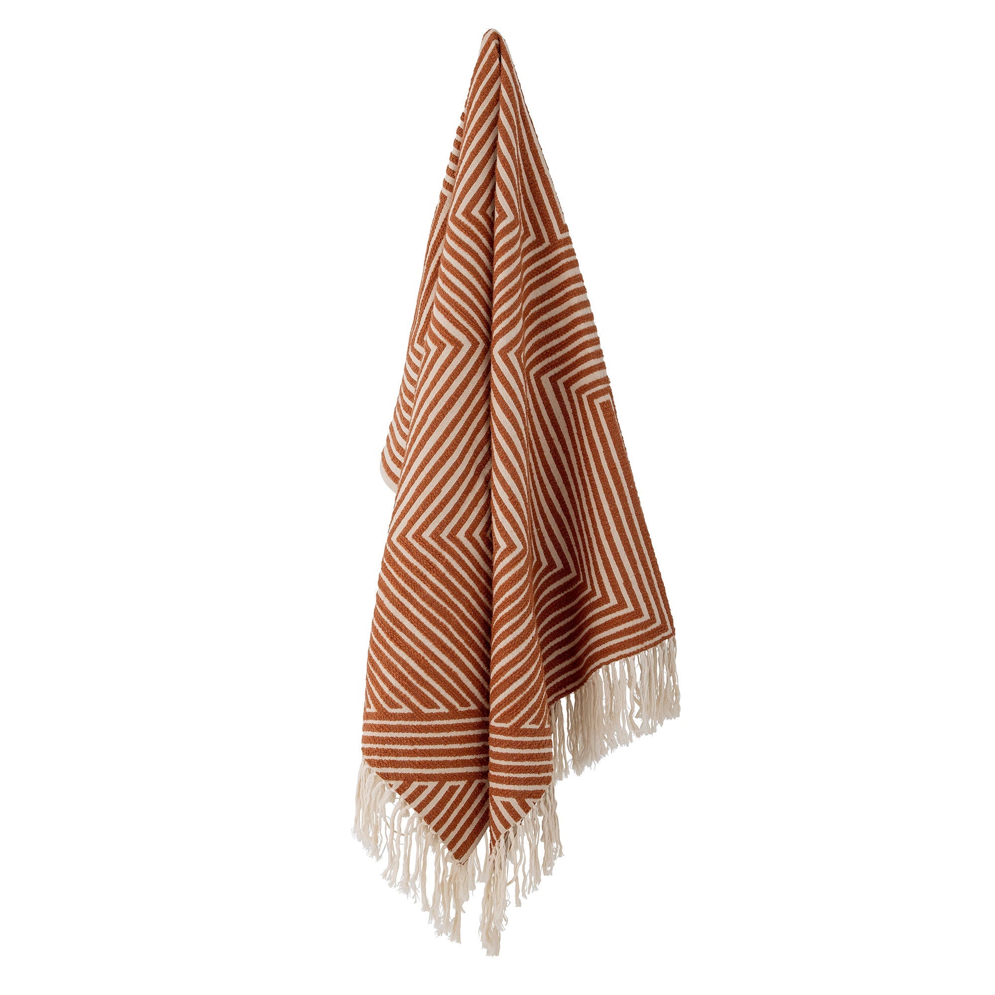 Bloomingville Maddeleine Throw, Orange, Cotton