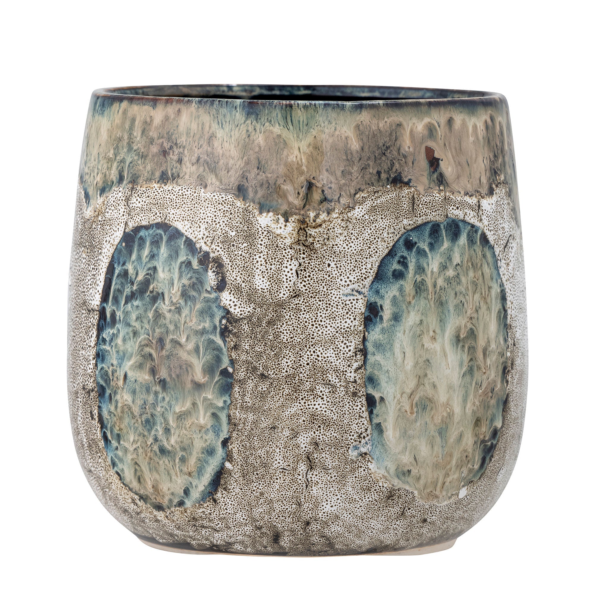 Bloomingville Cophia Flowerpot, Blue, Goneware