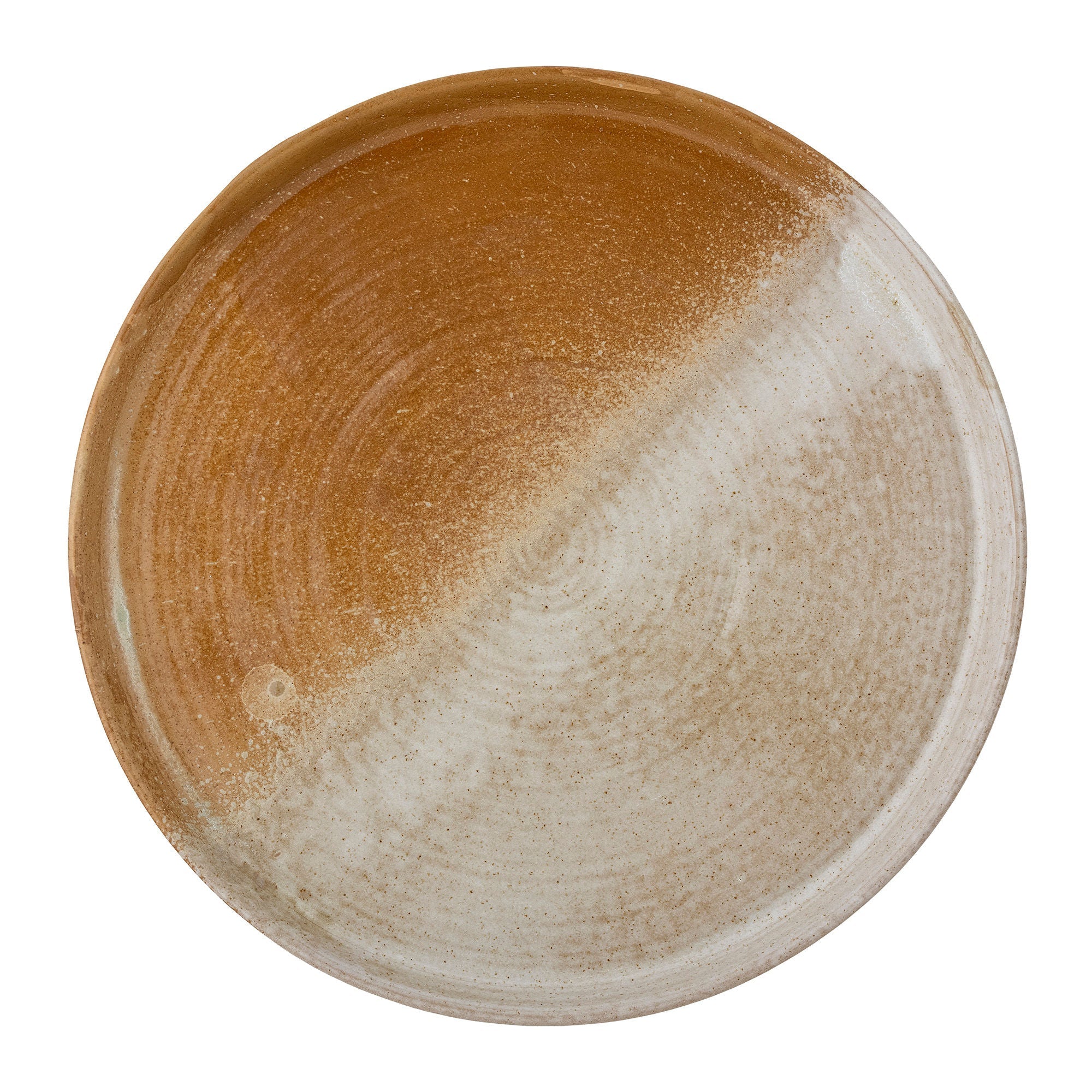 Colección creativa Dahlia Serving Plate, Brown, Stoneware