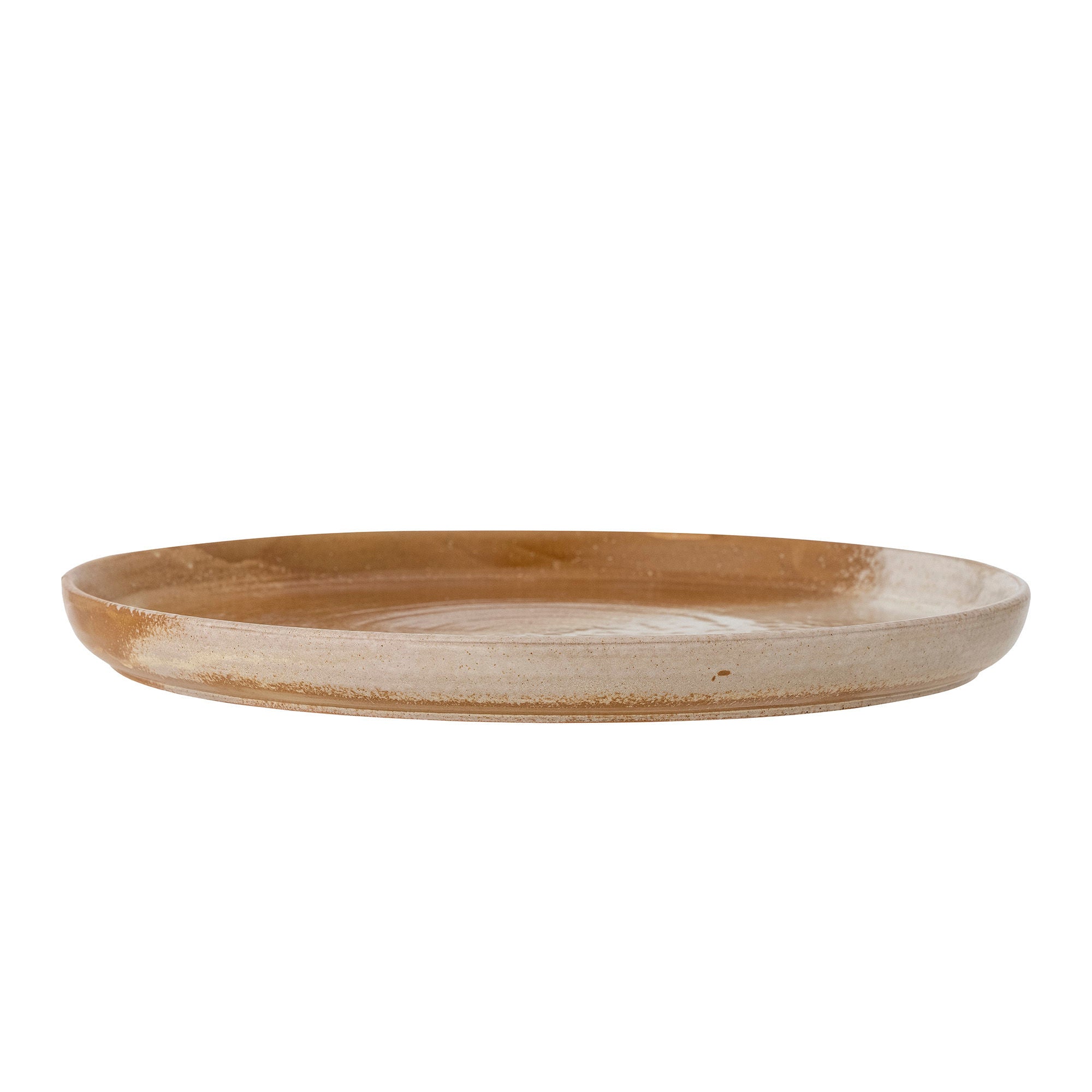 Colección creativa Dahlia Serving Plate, Brown, Stoneware