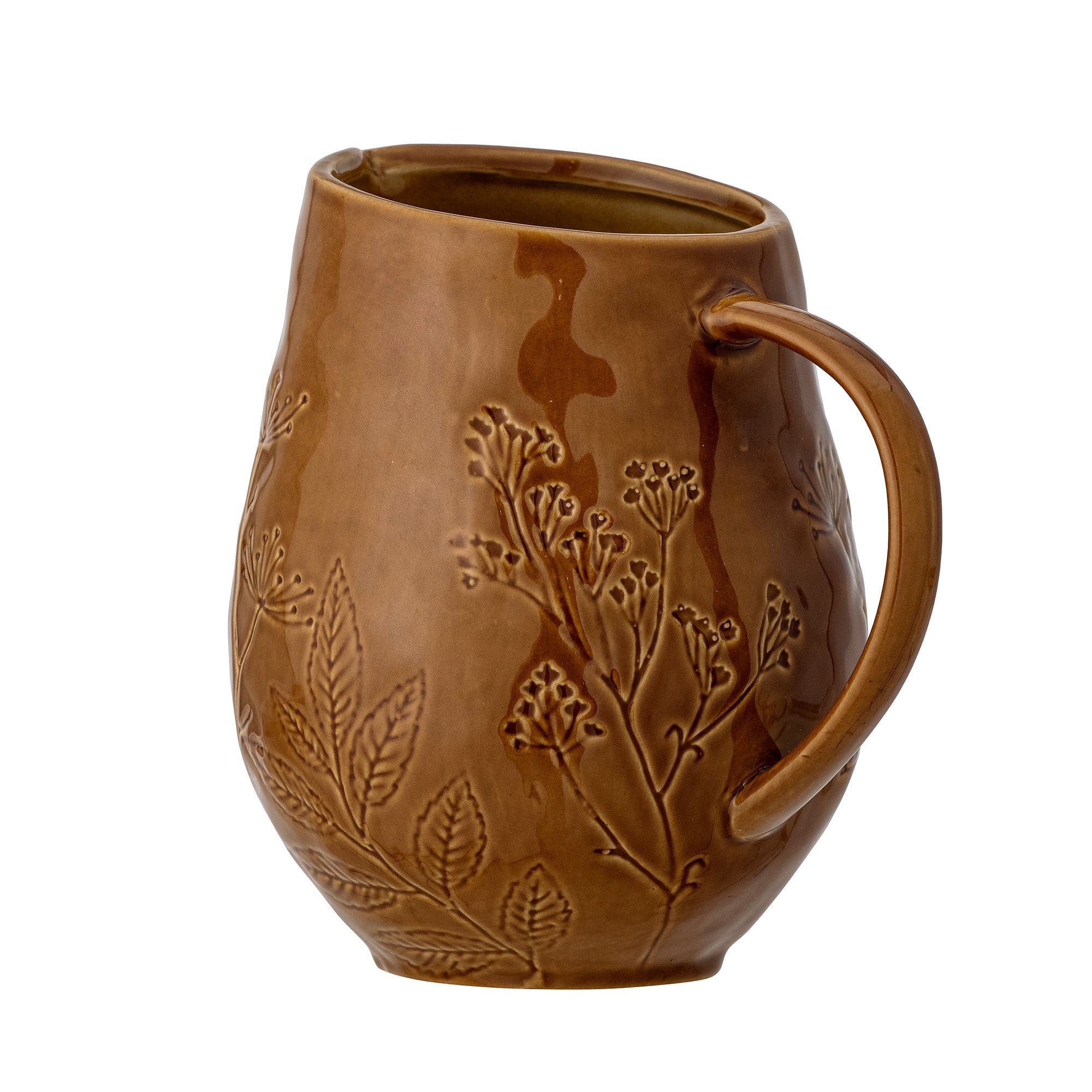 Création Collection Bence Jug, Brown, Stoneware