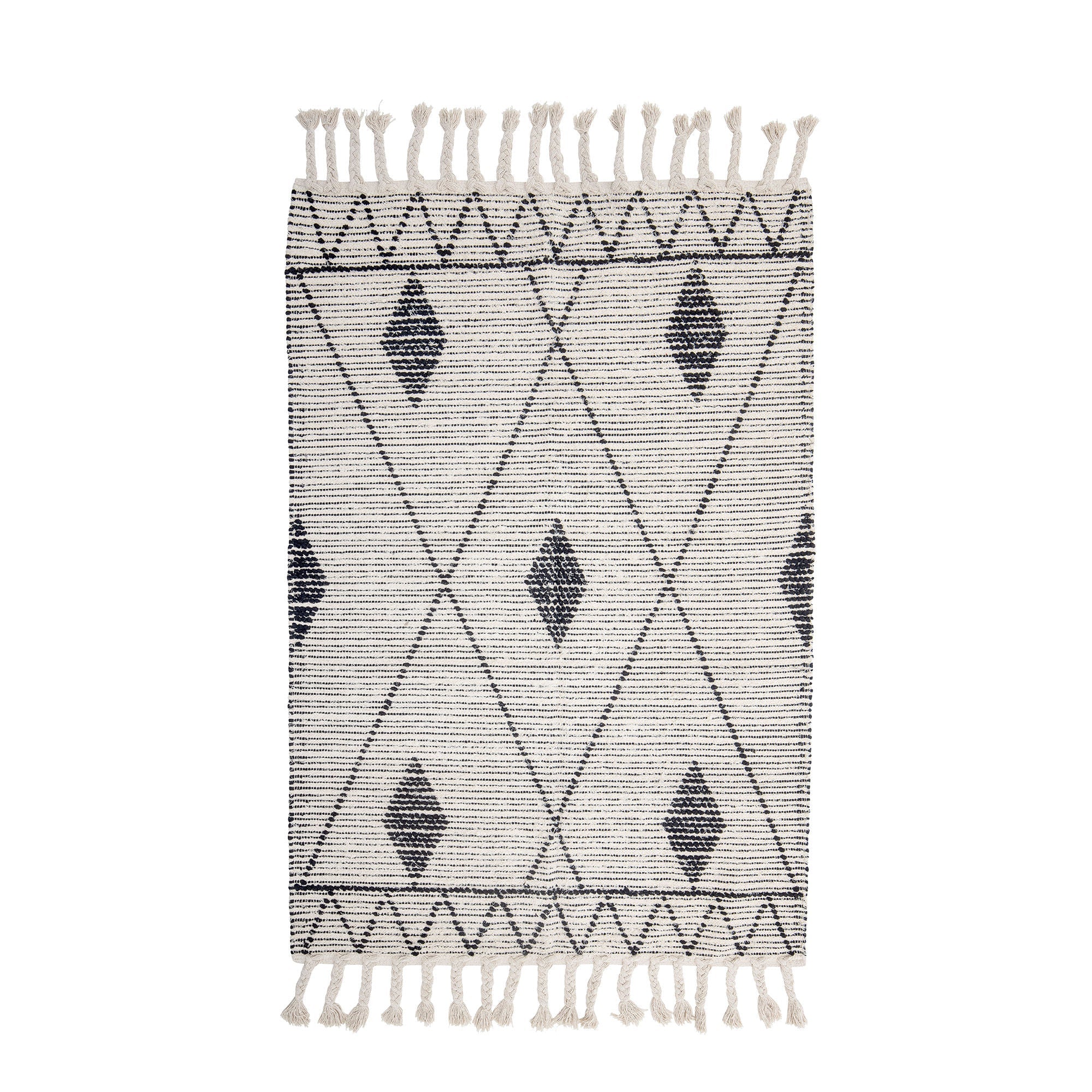 Colección creativa yuki alfombra, naturaleza, algodón