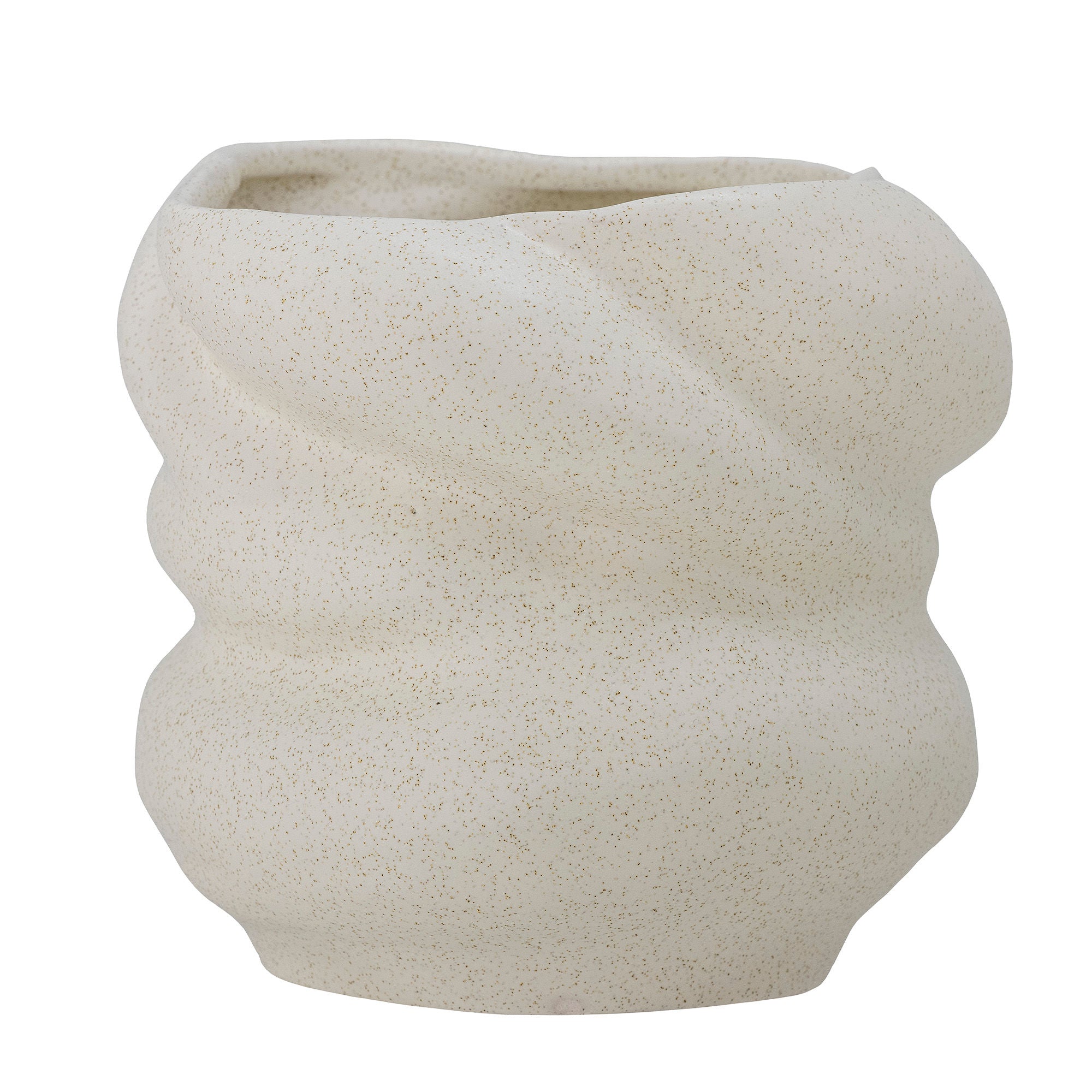 Bloomingville Orana Flowerpot, wit, steengoed