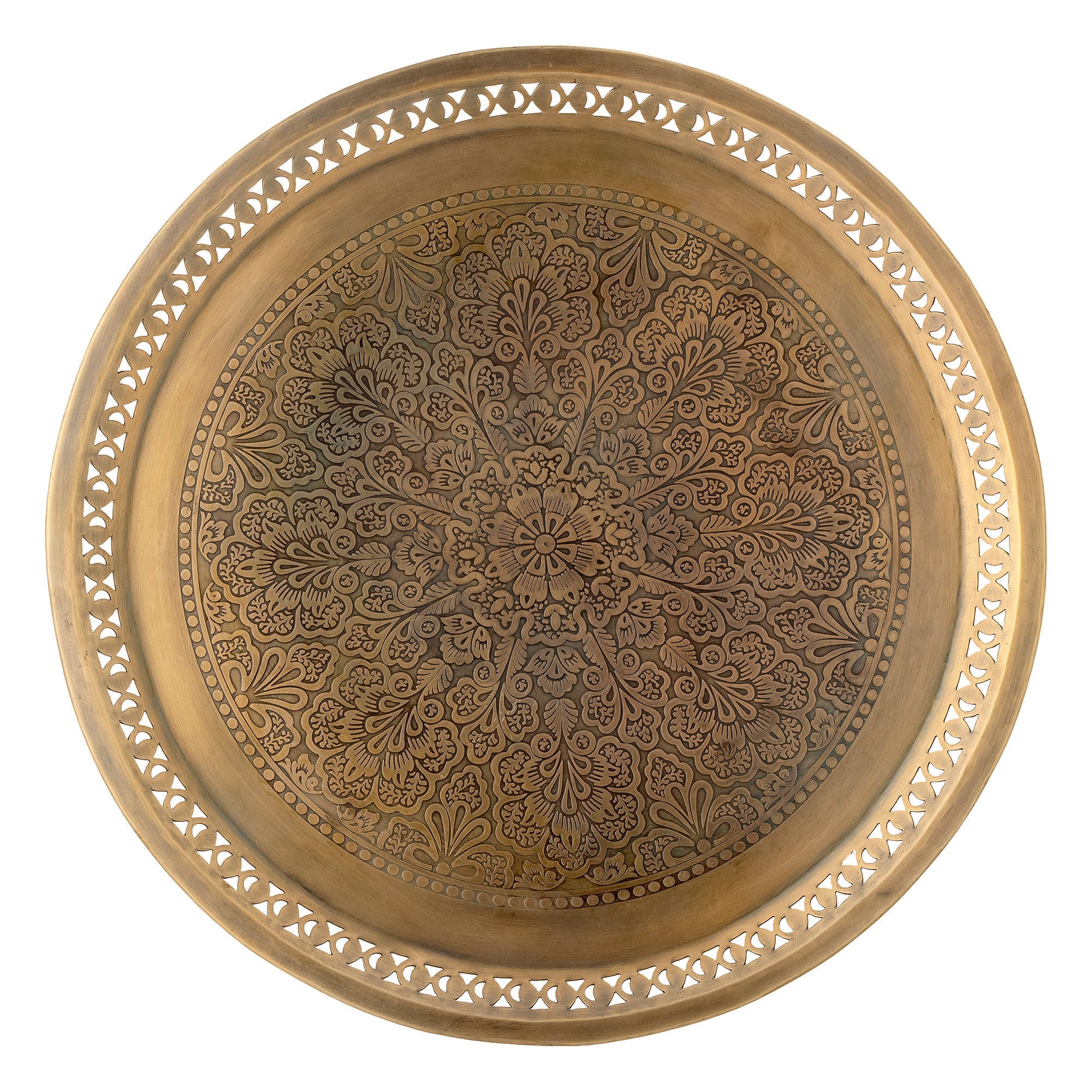 Bloomingville Juka Tray，Gold，Metal