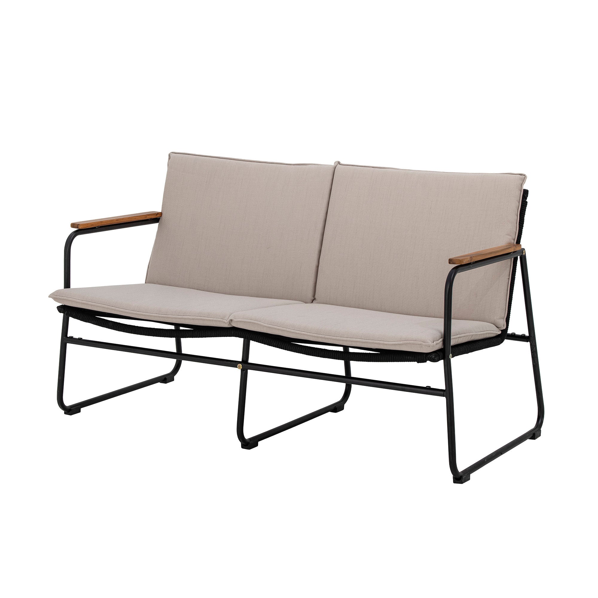 Bloomingville Hampton Sofa, zwart, metaal