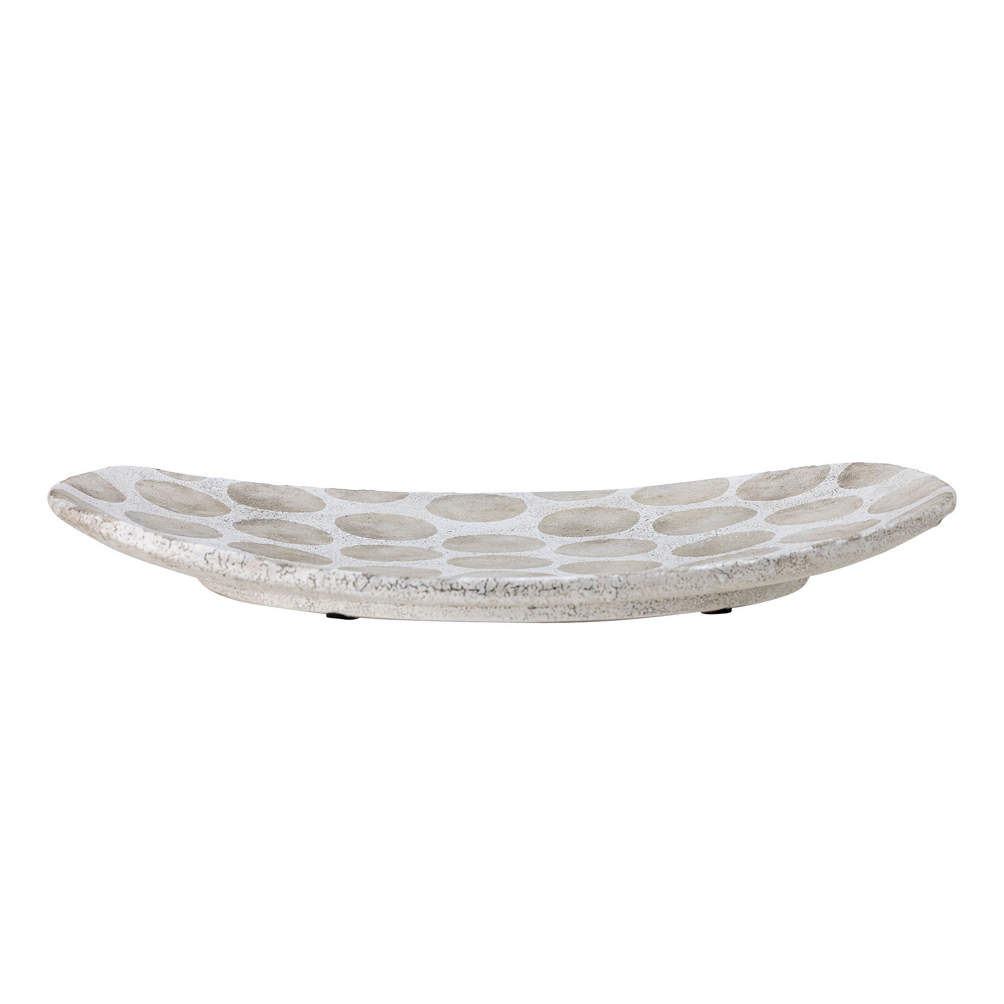 Bloomingville Felan Tray，White，Terracotta