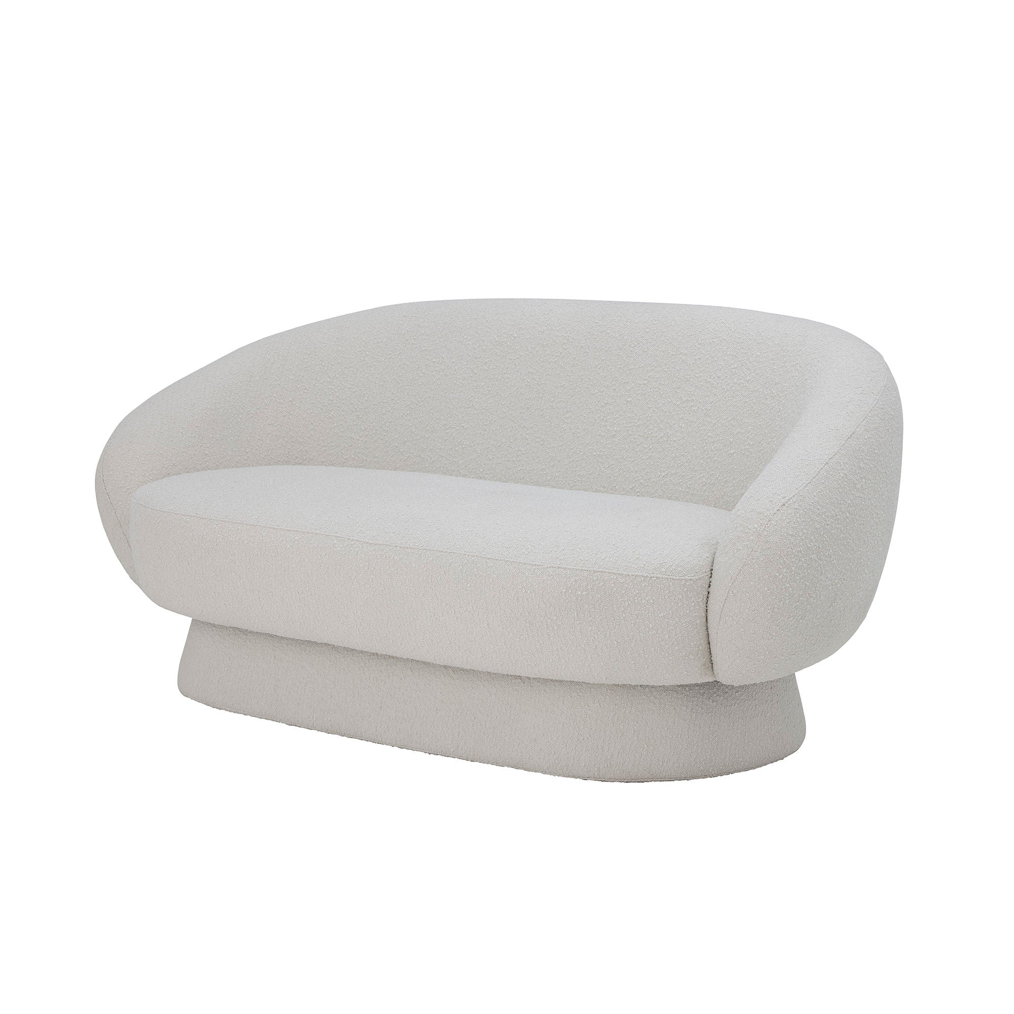 Bloomingville Ted -sohva, valkoinen, polyesteri