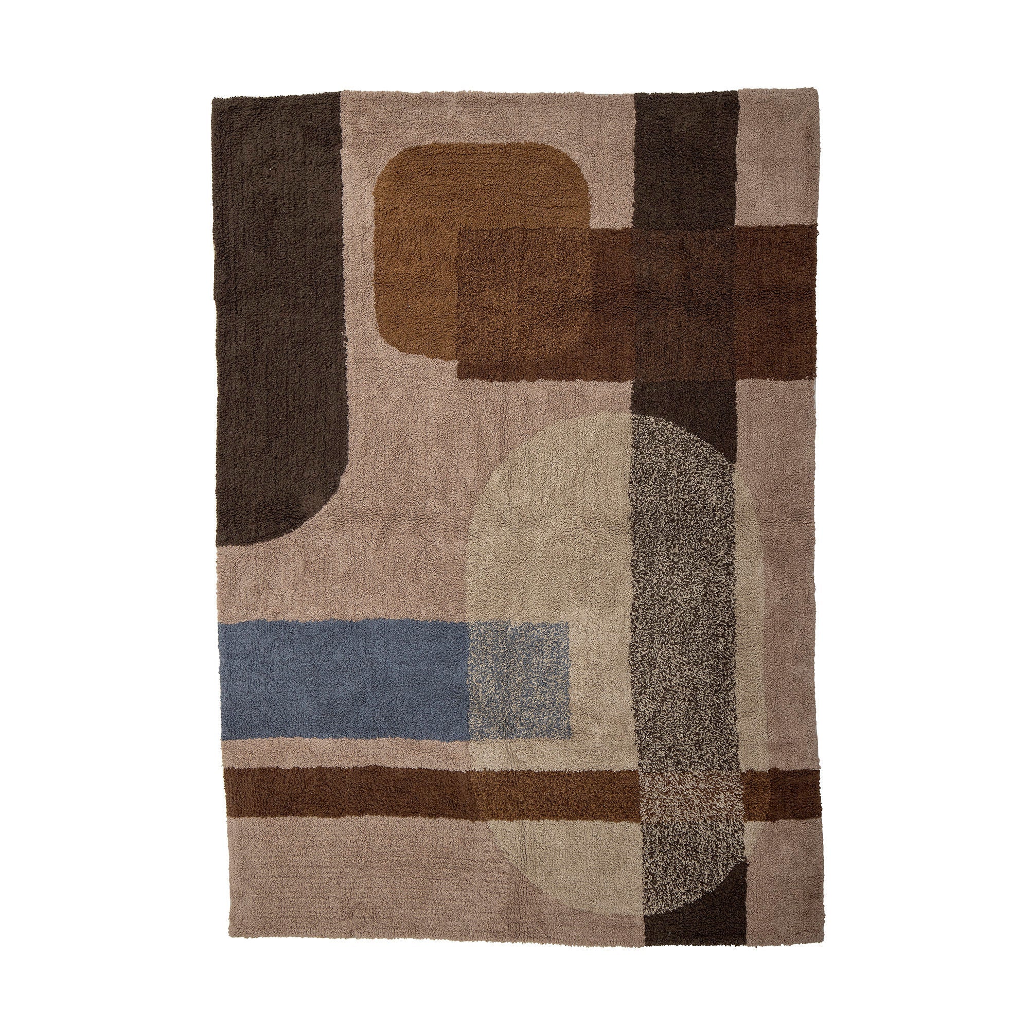 Bloomingville Zofia地毯，棕色，棉花