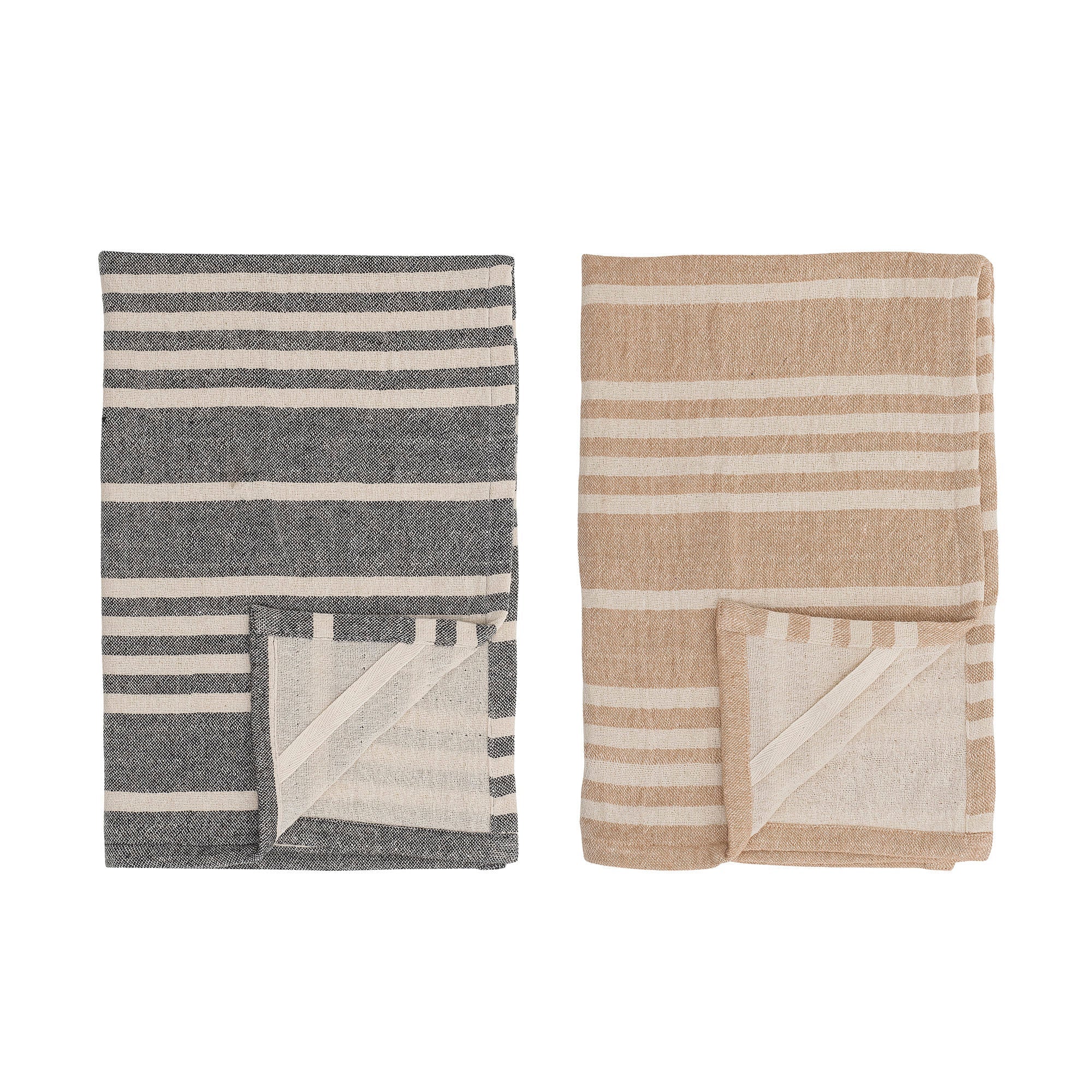 Collection créative Maci Kitchen Towel, marron, coton