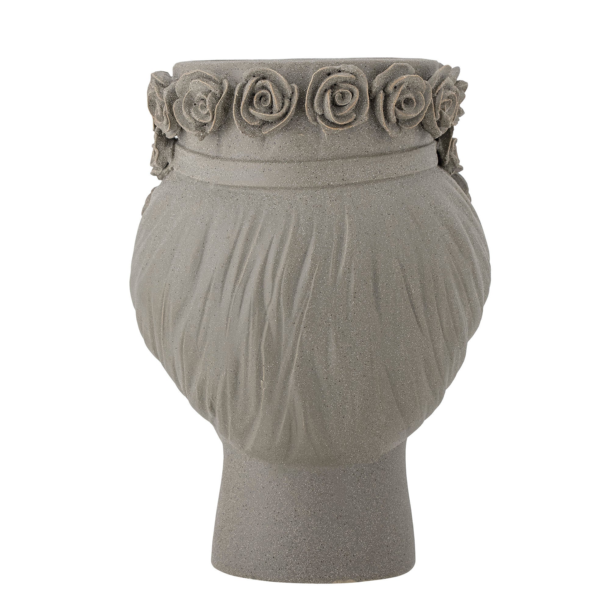 Bloomingville Akira Vase, Gray, stentøj
