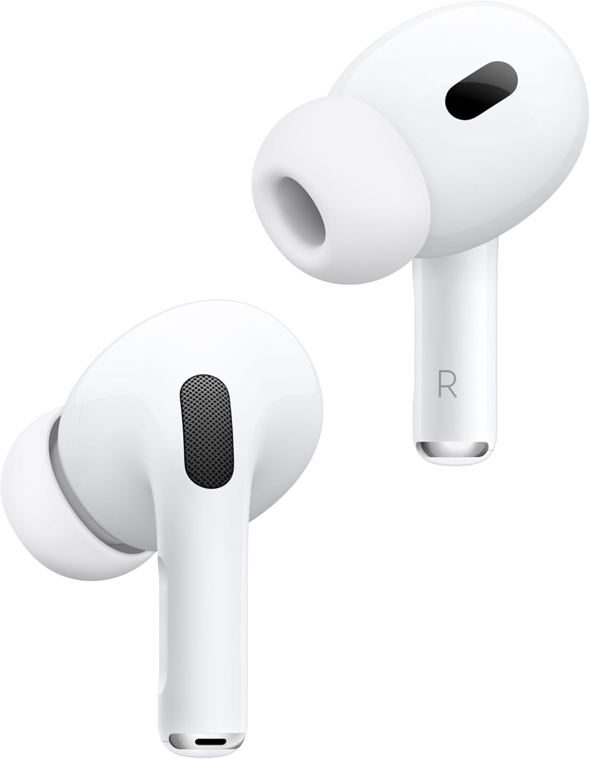 Apple AirPods Pro 2 Draadloze In-Ear Oordopjes, Bluetooth Oordopjes, Actieve Ruisonderdrukking, Hoortoestelfunctie, Transparantiemodus, Gepersonaliseerde 3D Audio, Hi-Fi Geluid, H2 Chip, Opladen via USB-C 