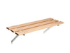 Essem Design Bench 67 Beech 45 Cm, White