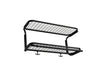 Essem Design Classic Hat Shelf 50 cm, nero