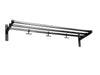 Design Essem Nostalgi Hat Shelf/Shoe Rack, Nero/Chrome