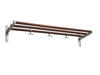 Design Essem Nostalgi Hat Shelf/Shoe Rack, Walnut/Aluminium