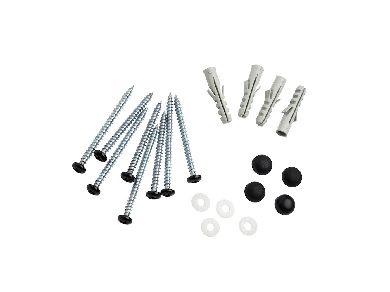 [product_category]-Essem Design Set With Wall Mount Screws, Black-Essem Design-7392157000280-50028-ESS-1