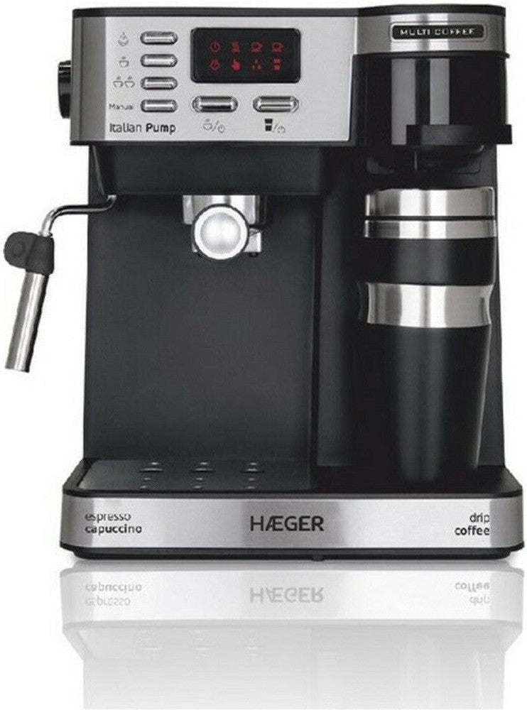 Machine de café manuelle express Haeger 1450W multicolour 1,2 L