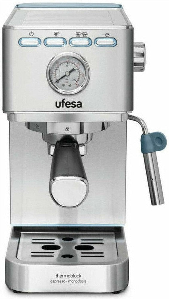 Machine de café manuelle express UFESA CE8030 1350 W Silver 1,4 L