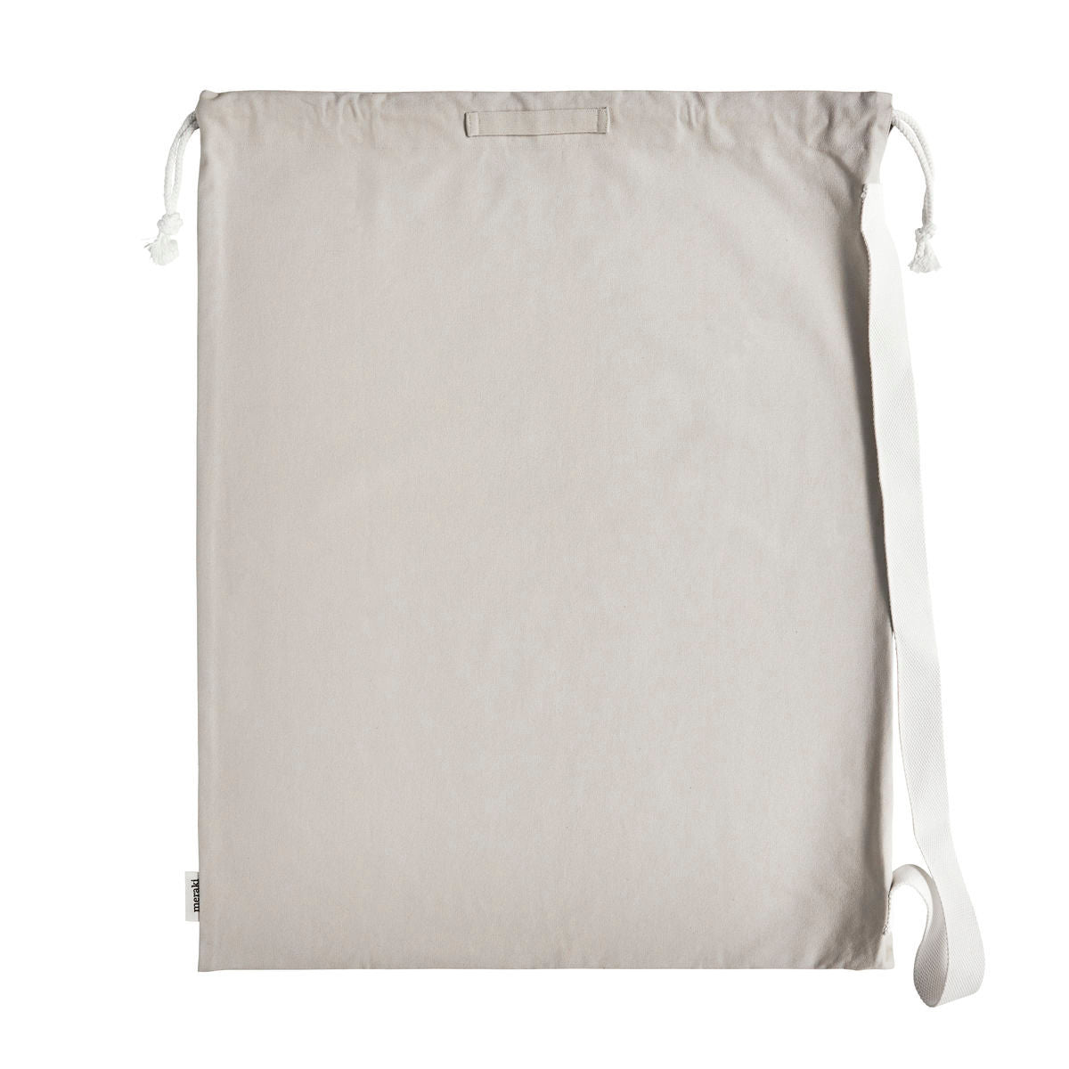 Meraki Sac en coton, Mkcataria, gris clair