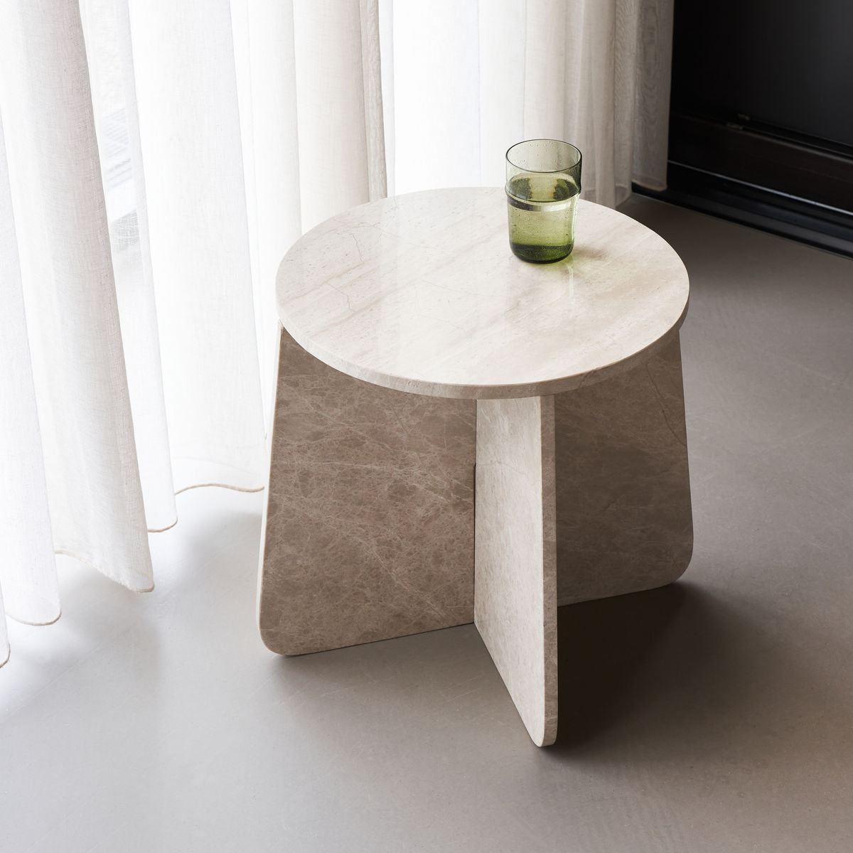 Huisarts bijzettafel, Hdmarb, beige