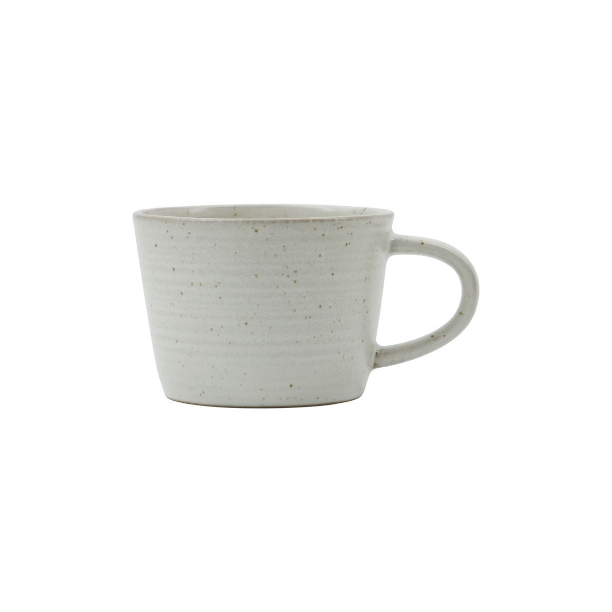 House Doctor Cup w. soucoupe, hdpion, gris / blanc