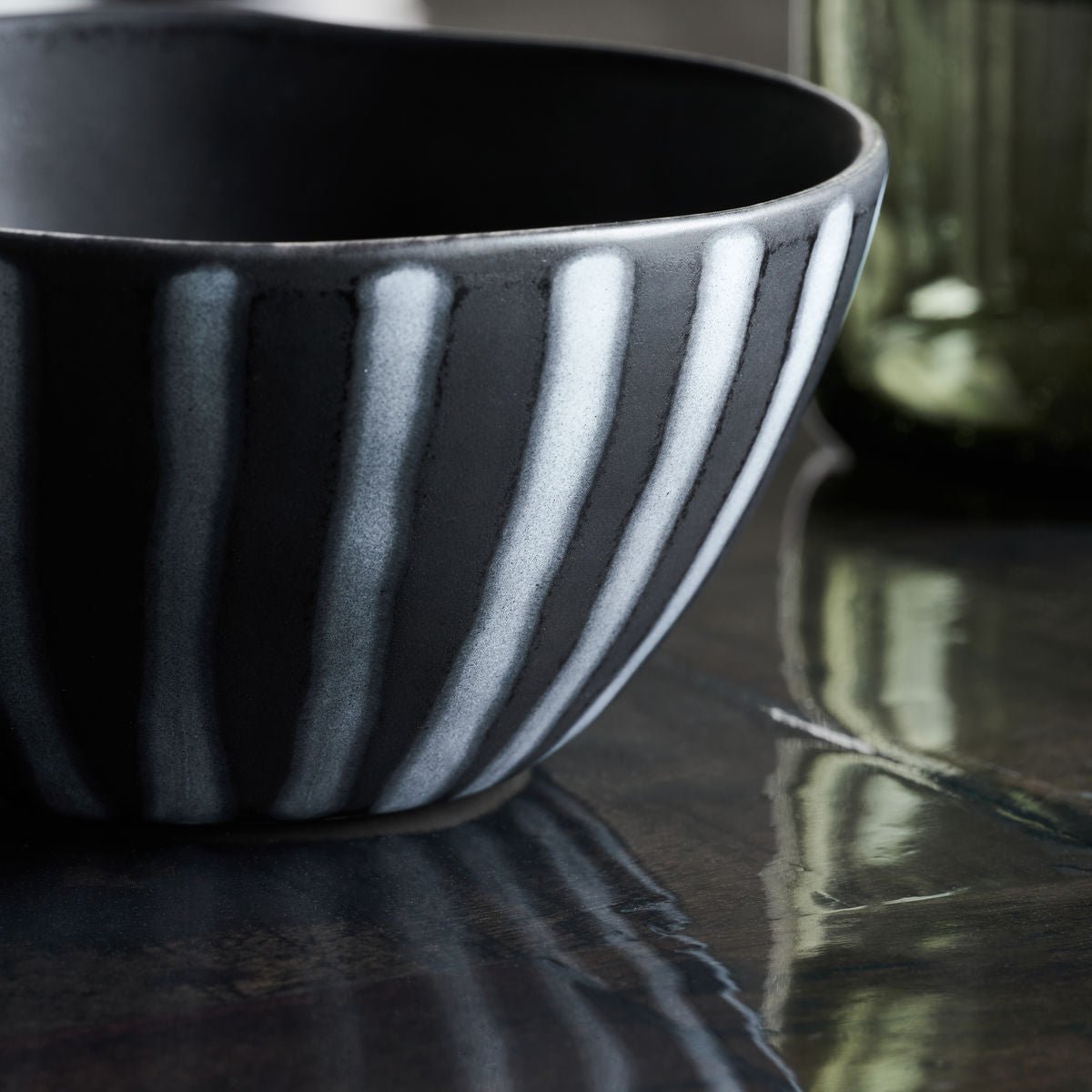 House Doctor Bowl, Hdline, noir / marron