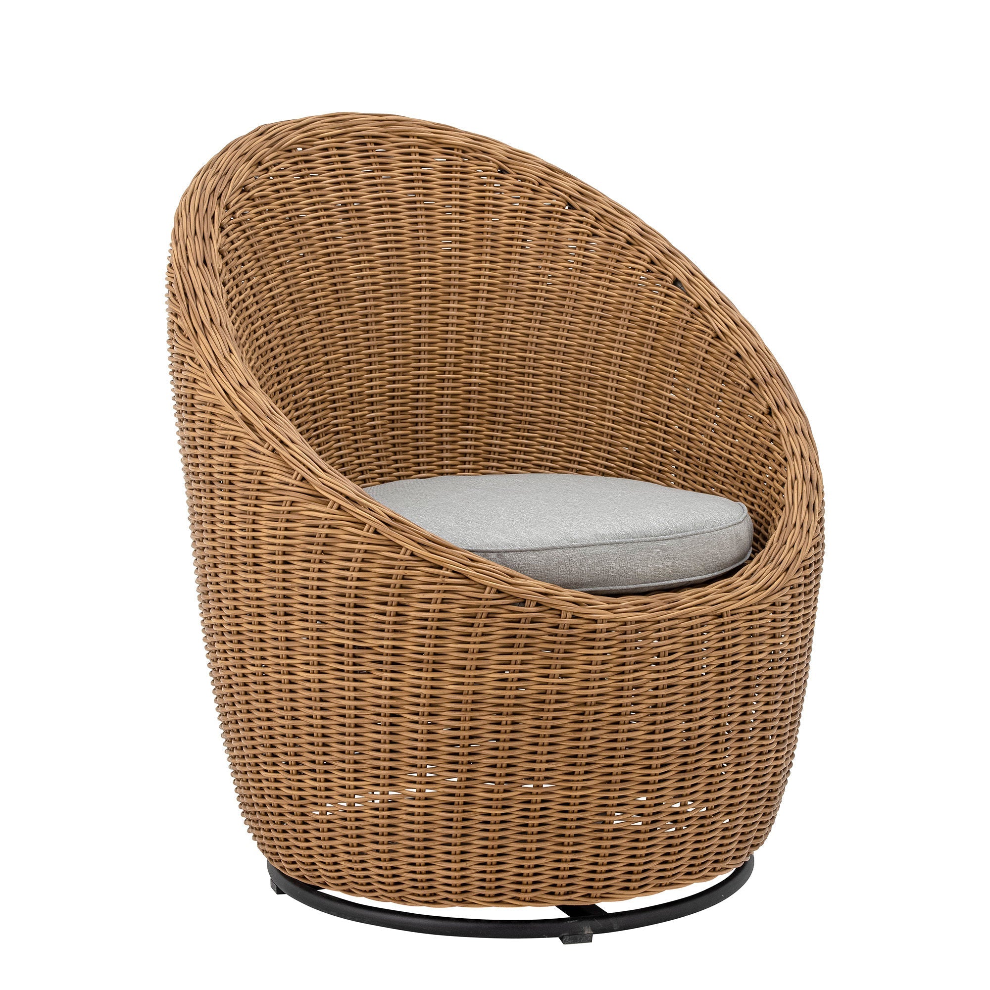 [product_category]-Bloomingville Roccas Lounge Chair, Brown, Polyrattan-Bloomingville-5711173320417-82064103-BLO-3