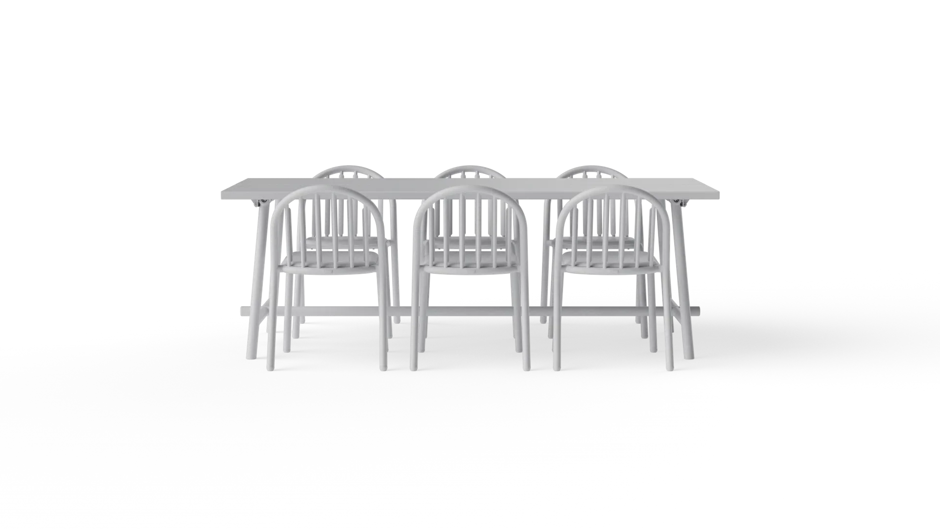 Fatboy Fred's Chair 4 Pcs, Light Grey