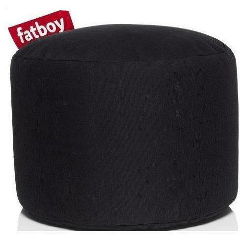 Pouf con lavado de piedra de Fatboy Point, negro