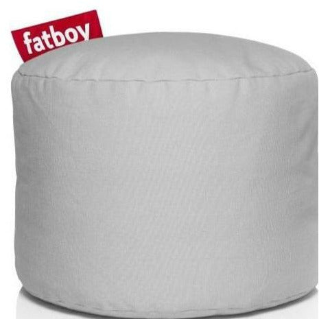 Pouf con lavado de piedra de Fatboy Point, gris plateado