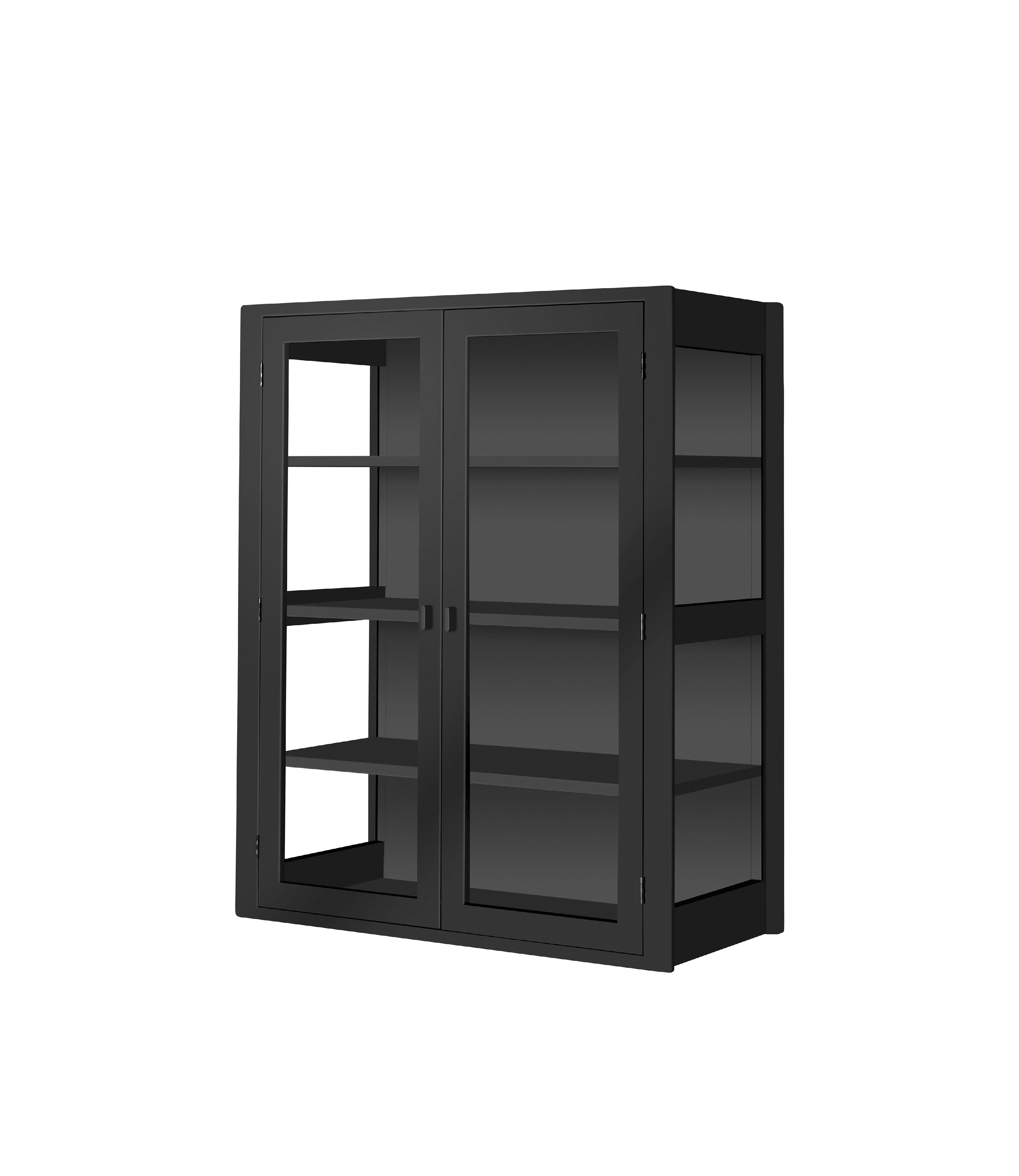 [product_category]-Fdb Møbler A90 Boderne Display Cabinet, Black-FDB Møbler-5715054007664-A903120103-FDB-2