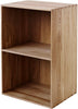 Fdb Møbler B98 Bookcase, Lacquered Oak