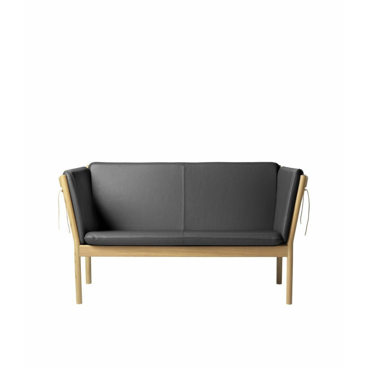 Fdb Møbler J148 Zweisitzer-Sofa, Natur/Schwarz