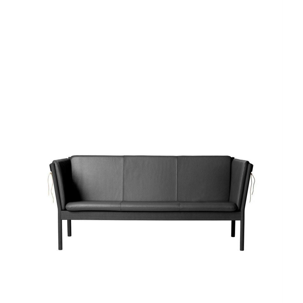 Fdb Møbler J149 Dreisitziges Sofa, Schwarz/Schwarz