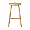 Fdb Møbler J27 C Bar Stool Beech, Natural