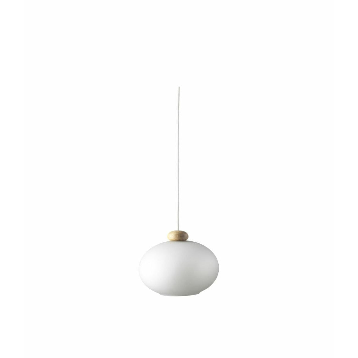 FDB Møbler U2 HITI Pendant Opal Glass, naturale/bianco