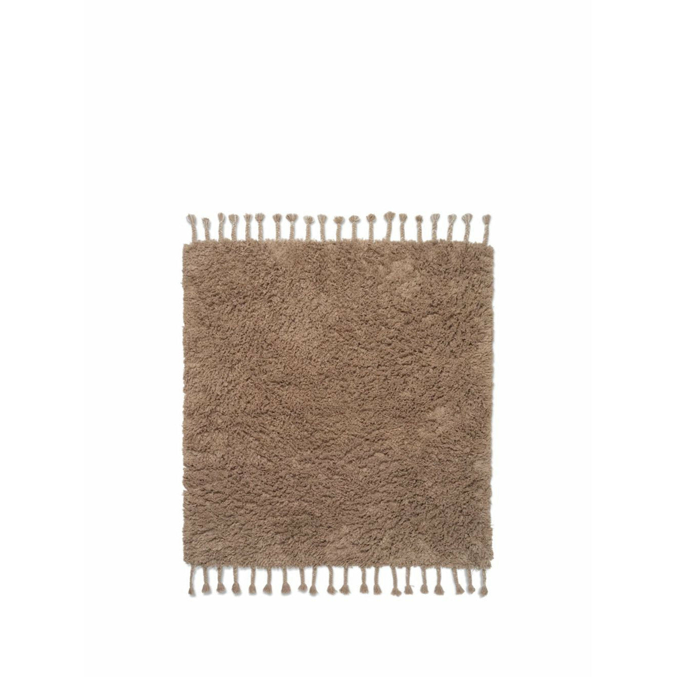 Ferm Living Tapis de pile long amasse, poivre blanc