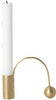 Ferm Living Balance Kerzenständer Messing, 4cm