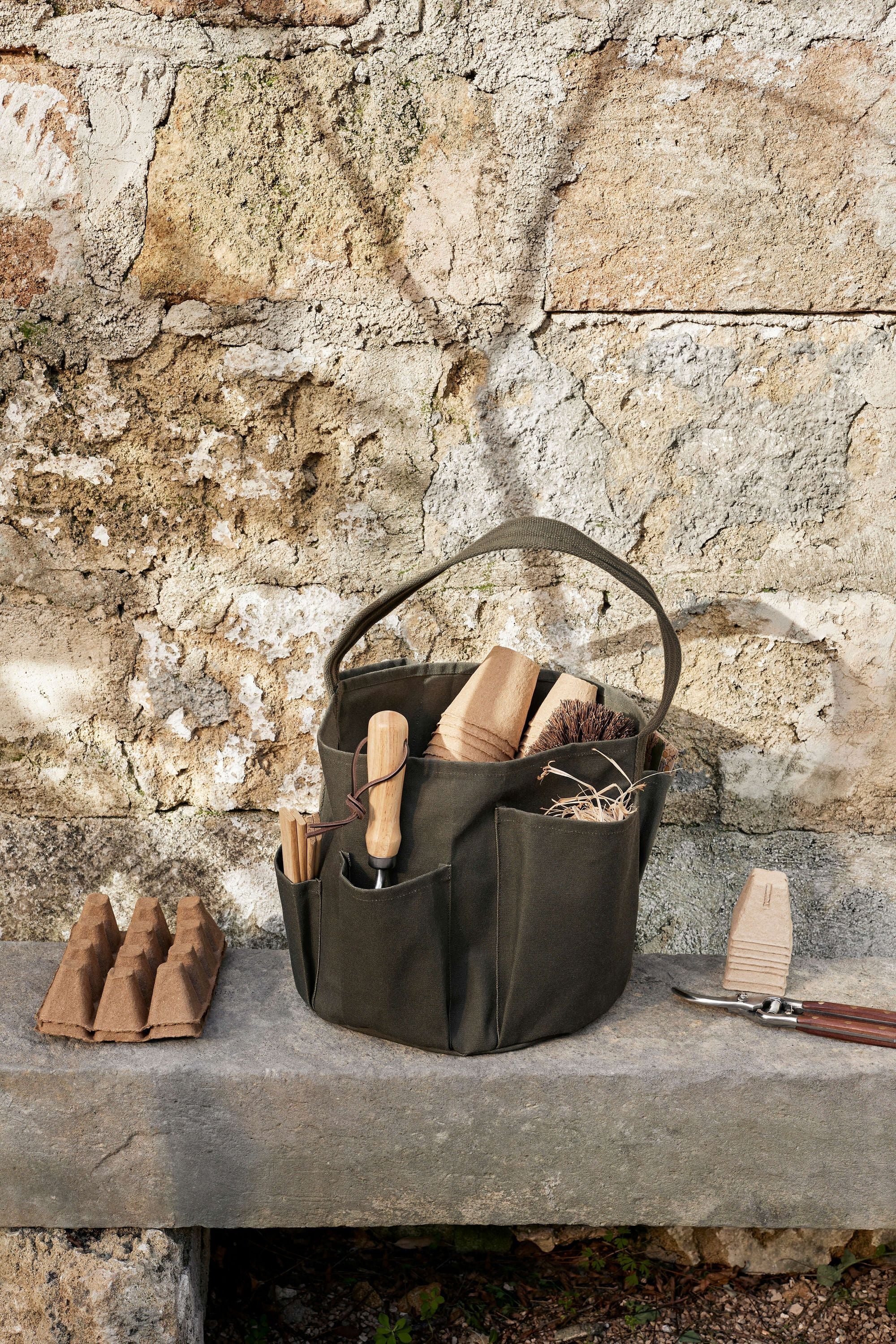 [product_category]-Ferm Living Bark Garden Bucket Bag, Olive-Ferm Living-5704723305453-1104267579-FER-2