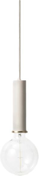 Ferm Living Basis Pendel Hellgrau, 17cm