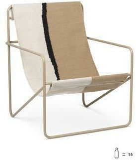 Ferm Living Desert Chair, Cashmere/Soil