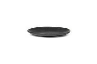 [product_category]-Ferm Living Flow Plate Black, ø15cm-Ferm Living-5704723257462-110246101-FER-1