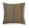 Ferm Living Grand coussin, olive / bleu clair