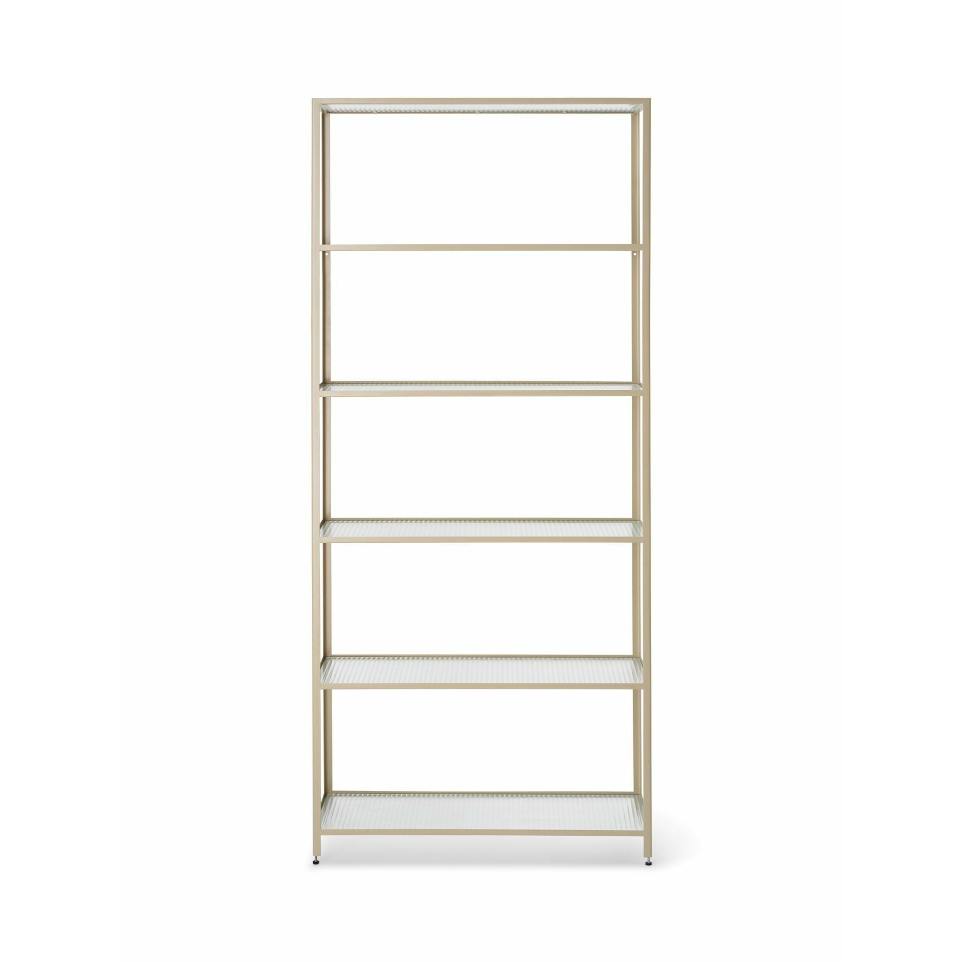 Ferm Living Haze Bookcase Reeded Glass, Cashmere