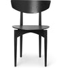 Ferm Living Herman spisestol eg, sort