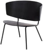 Ferm Living Herman Lounge Chair, Schwarz