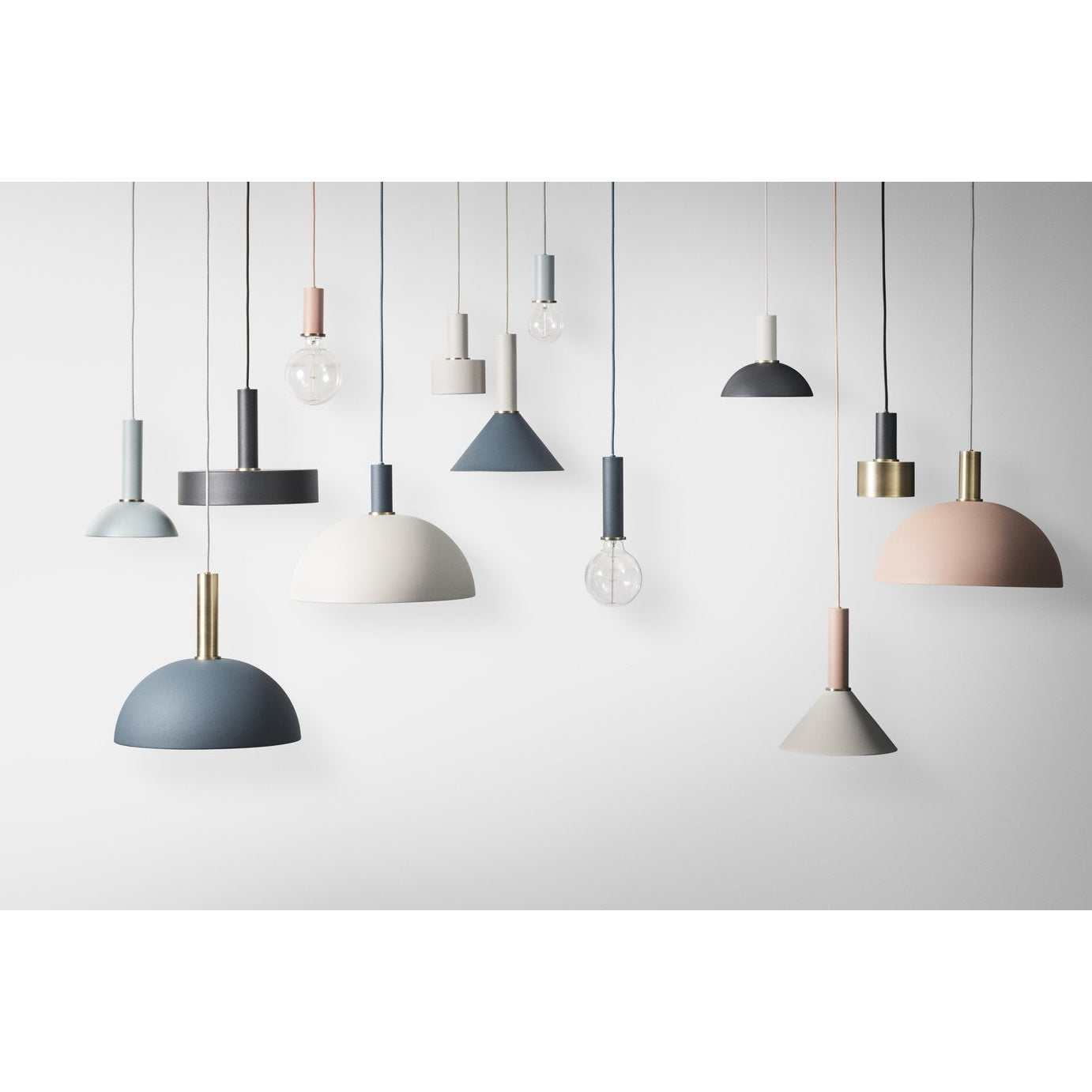 Ferm Living Hoop Lampenschirm, Schwarzes Messing