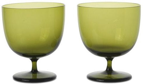 [product_category]-Ferm Living Host Water Glasses 20 Cl Set Of 2, Moss Green-Ferm Living-5704723305866-1104267620-FER-1