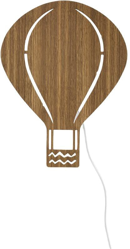 Ferm Living Ballon à air de lampe, chêne fumé